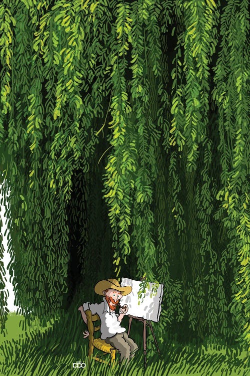 Willow Tree by Alireza Karimi Moghaddam wall art