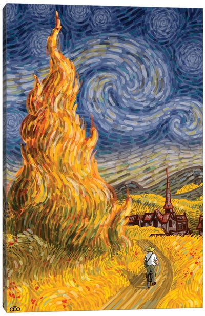 Autumn Canvas Art Print - Van Gogh & Friends