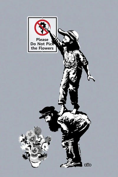 Fine Art Print: Don't Pick Flowers by Alireza Karimi Moghaddam