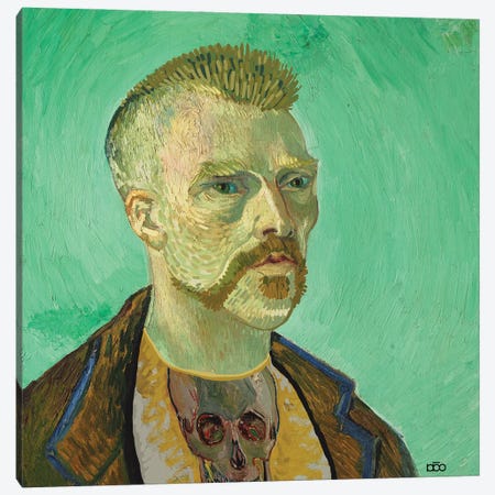 Gang Gogh Canvas Print #ALZ9} by Alireza Karimi Moghaddam Canvas Print