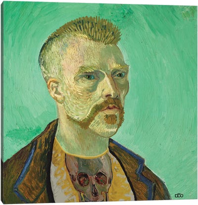 Gang Gogh Canvas Art Print - Van Gogh Portraits Collection