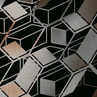 Cubed by 5by5collective canvas print