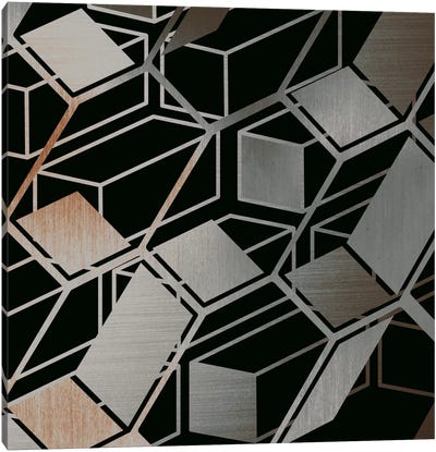 Cubed Canvas Art Print - Abstract Modern Art