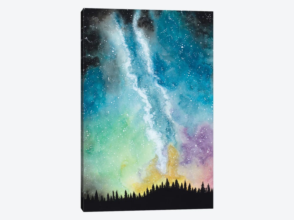 Magical Night Sky by Amaya Bucheli 1-piece Art Print