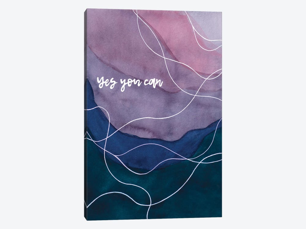 Yes You Can by Amaya Bucheli 1-piece Canvas Print