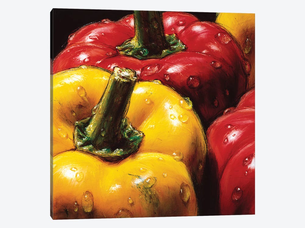 Peppers by AlmaCh 1-piece Art Print