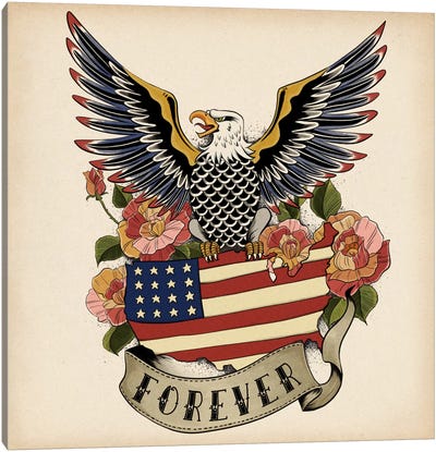 Forever Canvas Art Print - Americana Collection