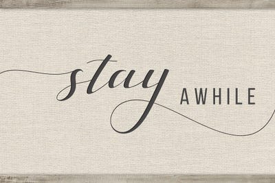 Stay Awhile by Amanda Murray canvas print