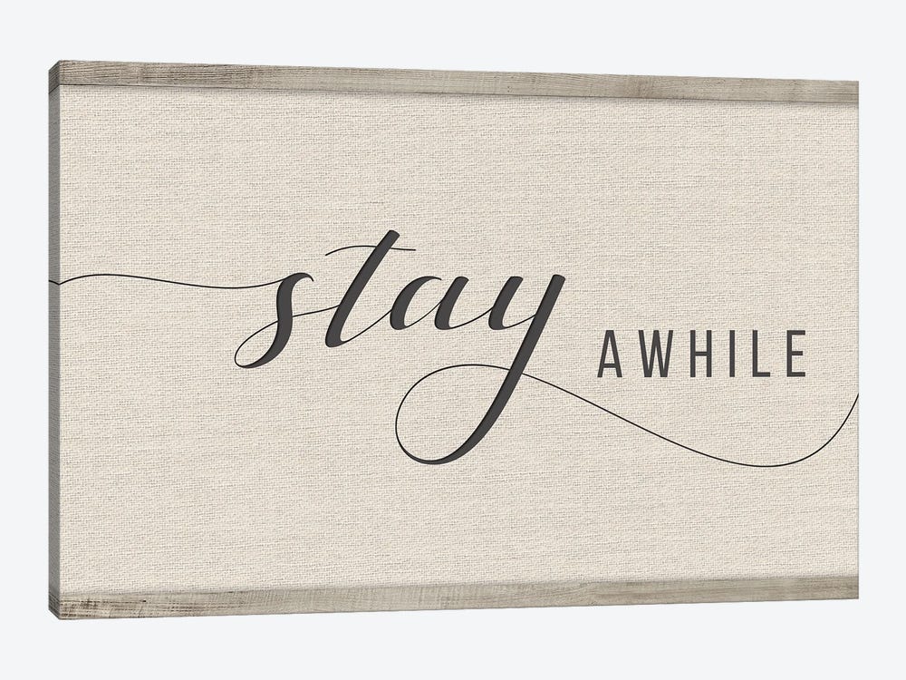 Stay Awhile by Amanda Murray 1-piece Art Print