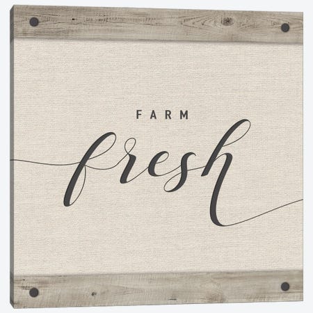 Farm Fresh Canvas Print #AMD45} by Amanda Murray Canvas Print