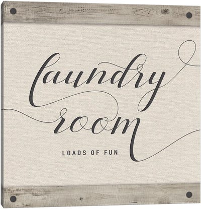 Laundry Room Canvas Art Print - Quotes & Sayings Art