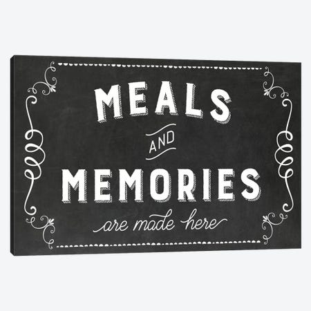 Meals & Memories Canvas Print #AMD55} by Amanda Murray Canvas Art