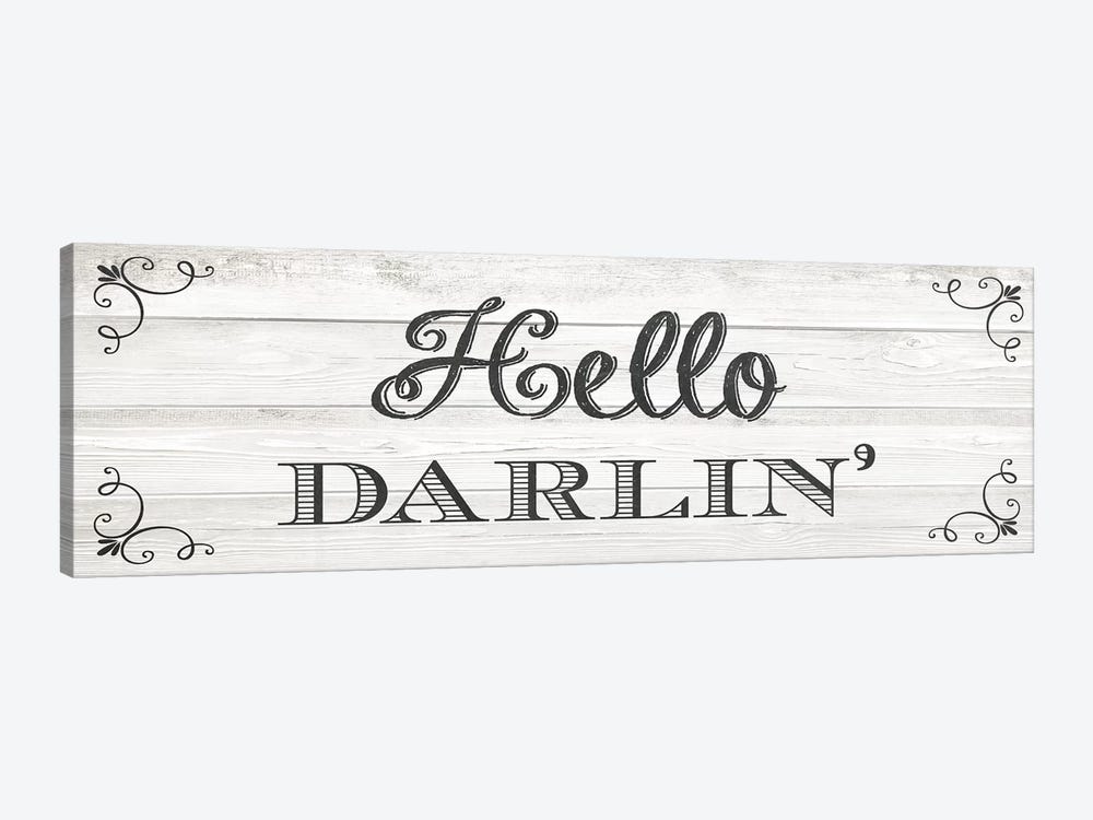 Hello Darlin' by Amanda Murray 1-piece Canvas Art Print