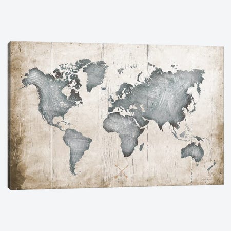 World Map I Canvas Wall Art by Isabelle Z | iCanvas