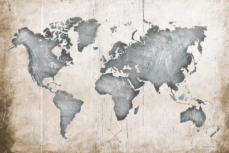 Industrial Map by Amanda Murray wall art