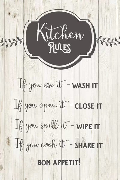 Modern Farmhouse Décor: Kitchen Rules by Amanda Murray