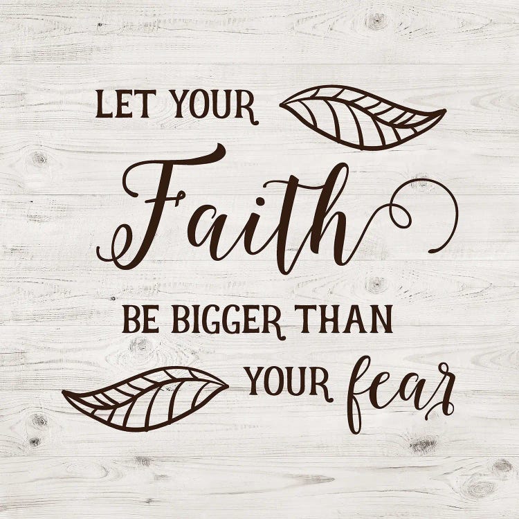 Bigger than Fear by Amanda Murray wall art