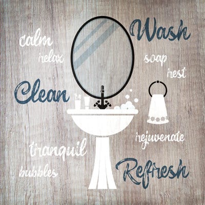 Bath Sink by Amanda Murray canvas print