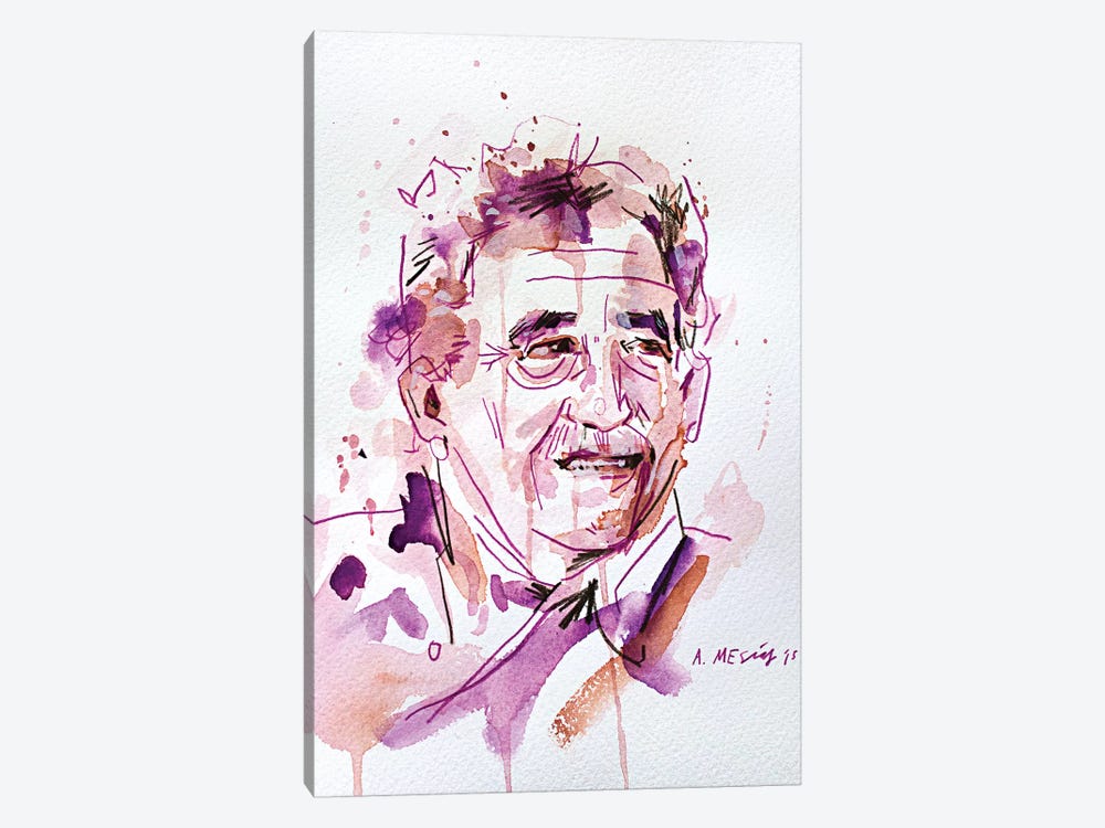 Gabo (Gabriel José de la Concordia García Márquez) by Armando Mesias 1-piece Canvas Wall Art