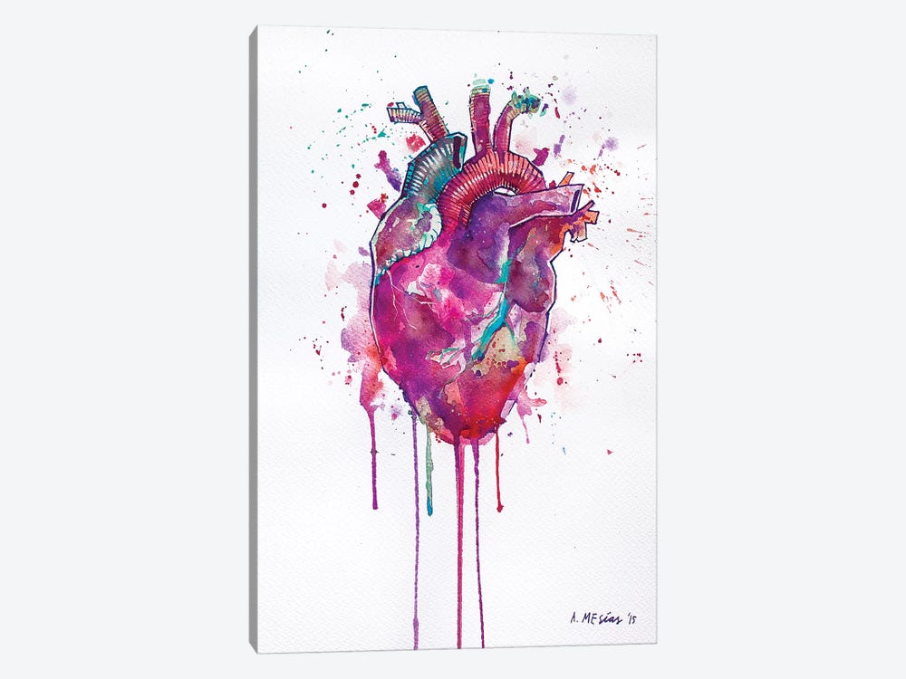 Tell Tale Heart by Armando Mesias 1-piece Canvas Art
