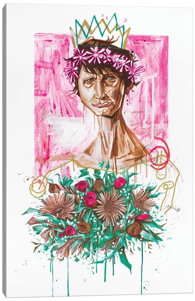 The Slum Queen Canvas Art Print - Bouquet Art