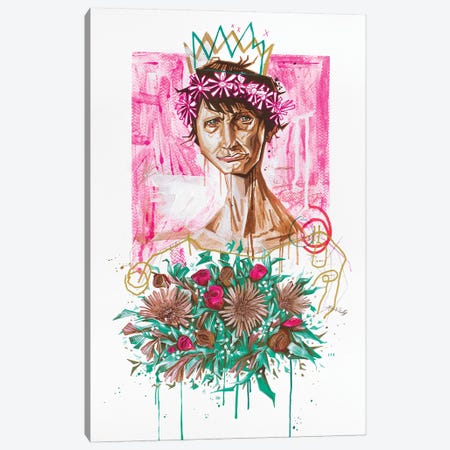 The Slum Queen Canvas Print #AME63} by Armando Mesias Art Print