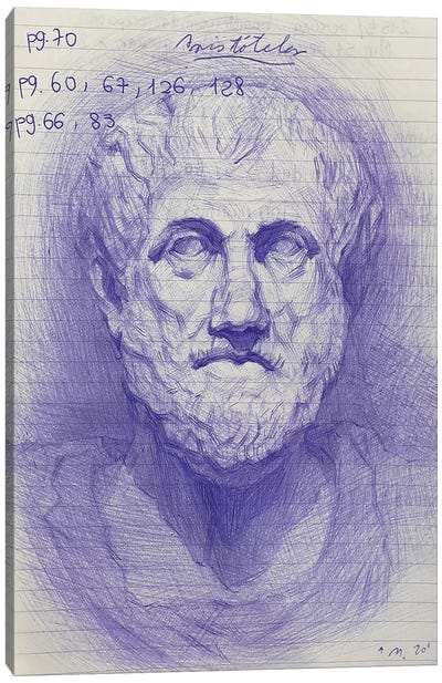 Aristotle Canvas Art Print - Armando Mesias