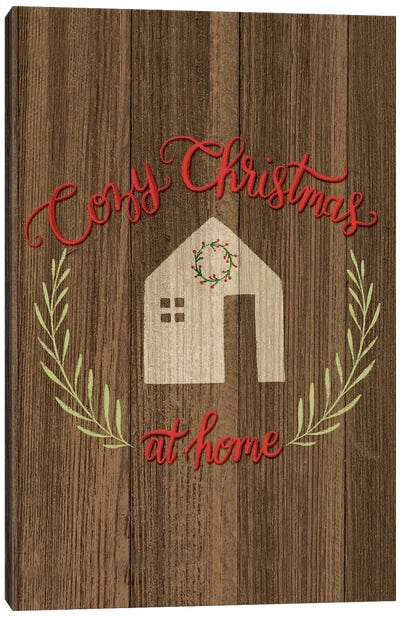 Cozy Christmas Canvas Art Print - Home for the Holidays