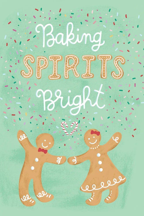 Baking Spirits Bright by Amanda Mcgee wall art