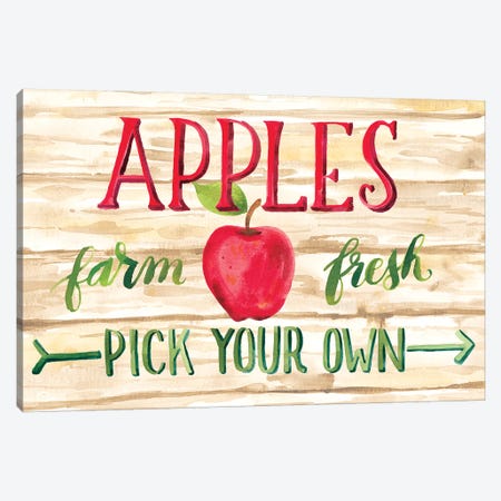 Apple Harvest I Canvas Print #AMG13} by Amanda Mcgee Canvas Artwork