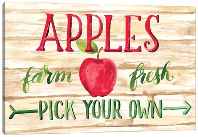 Apple Harvest I Canvas Art Print - Apple Art