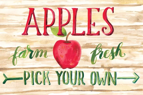 Pink Light Studio: Apple Harvest I by Amanda Mcgee