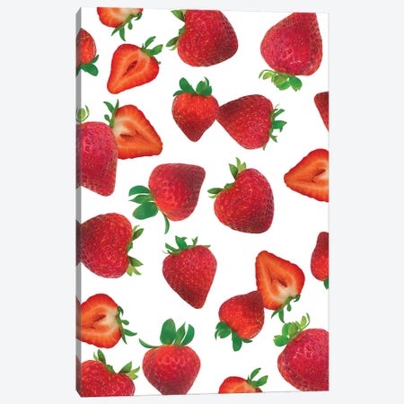 Fresh Strawberries Canvas Print #AMG2} by Amanda Mcgee Canvas Wall Art