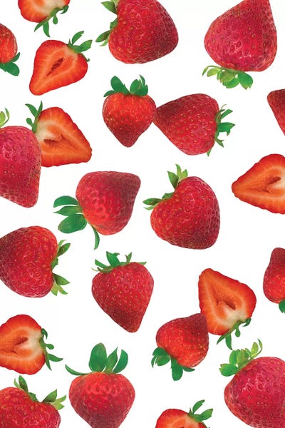 Pink Light Studio: Fresh Strawberries by Amanda Mcgee