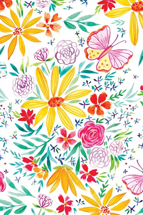 Painted Garden IV by Amanda Mcgee wall art