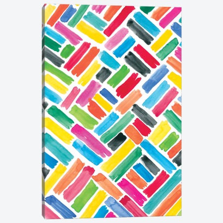 Colorfully Happy III Canvas Print #AMG50} by Amanda Mcgee Canvas Art