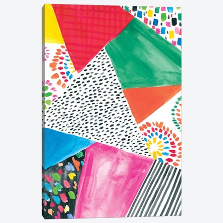 Colorfully Happy IV Canvas Print #AMG51} by Amanda Mcgee Canvas Wall Art
