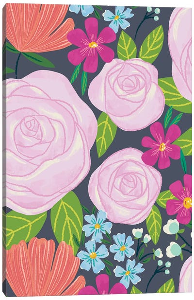 Floral Radiance IV Canvas Art Print