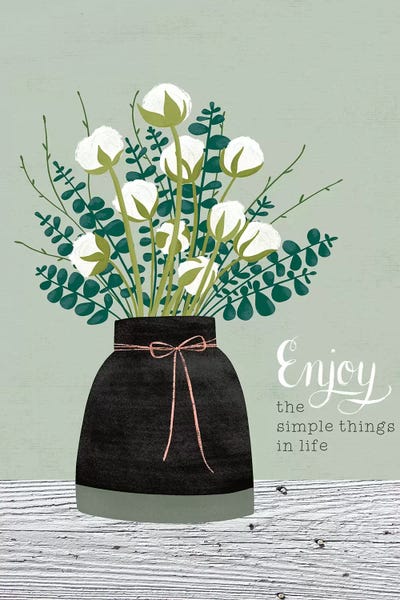 Pink Light Studio: Farmhouse Flowers VII by Amanda Mcgee