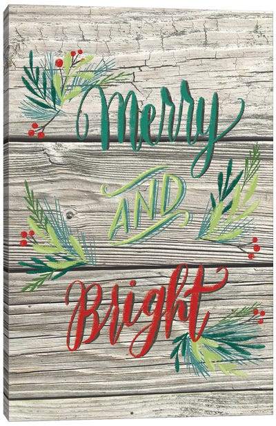 Christmas Greenery II Canvas Art Print - Amanda McGee
