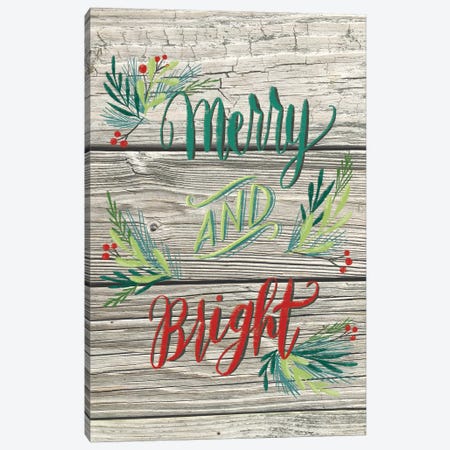 Christmas Greenery II Canvas Print #AMG67} by Amanda Mcgee Canvas Art
