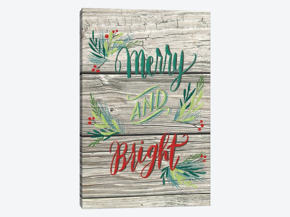 Christmas Greenery II by Amanda Mcgee 1-piece Canvas Art Print