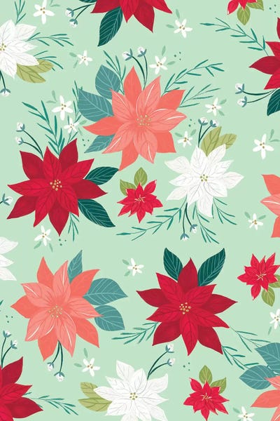 Poinsettias: Magical Christmas I by Amanda Mcgee