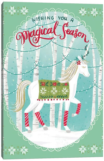 Magical Christmas IV Canvas Art Print - Amanda McGee