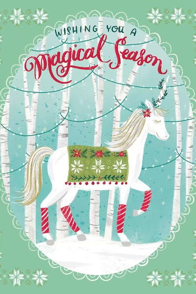 Unicorns: Magical Christmas IV by Amanda Mcgee