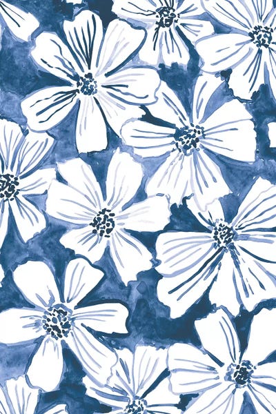 French Country Décor: Indigo Vibes III by Amanda Mcgee