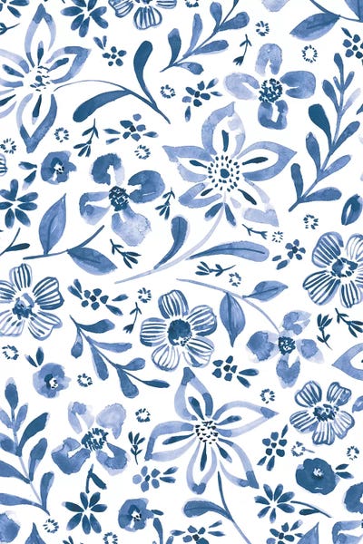 Pink Light Studio: Indigo Vibes IV by Amanda Mcgee