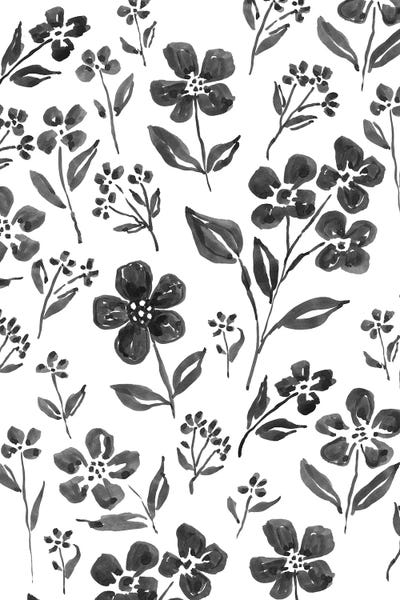 Ink Florals I by Amanda Mcgee canvas print