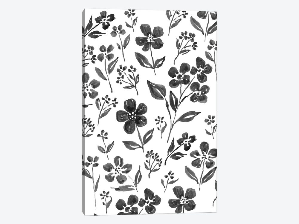 Ink Florals I by Amanda Mcgee 1-piece Canvas Print
