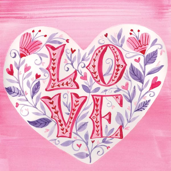 Pink Light Studio: Hearts Flowers by Amanda Mcgee